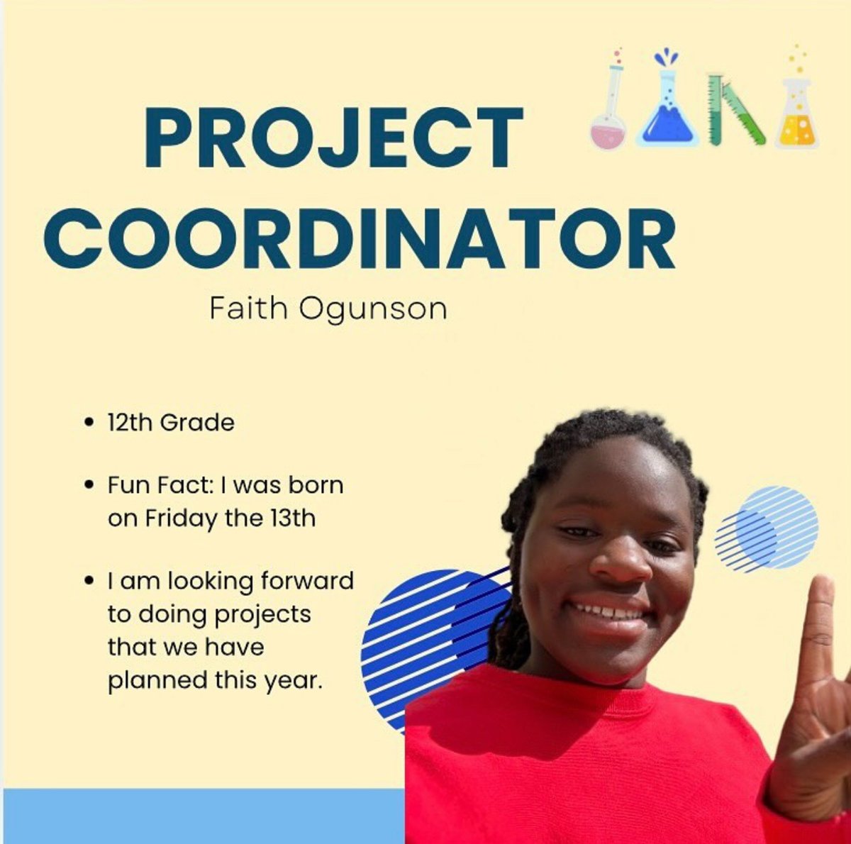 Excited to introduce our 2024-2025 Chemistry Club leaders! 🧪 Meet our President, VPs, and Project Coordinator, ready to lead the way! 🚀#chemclub