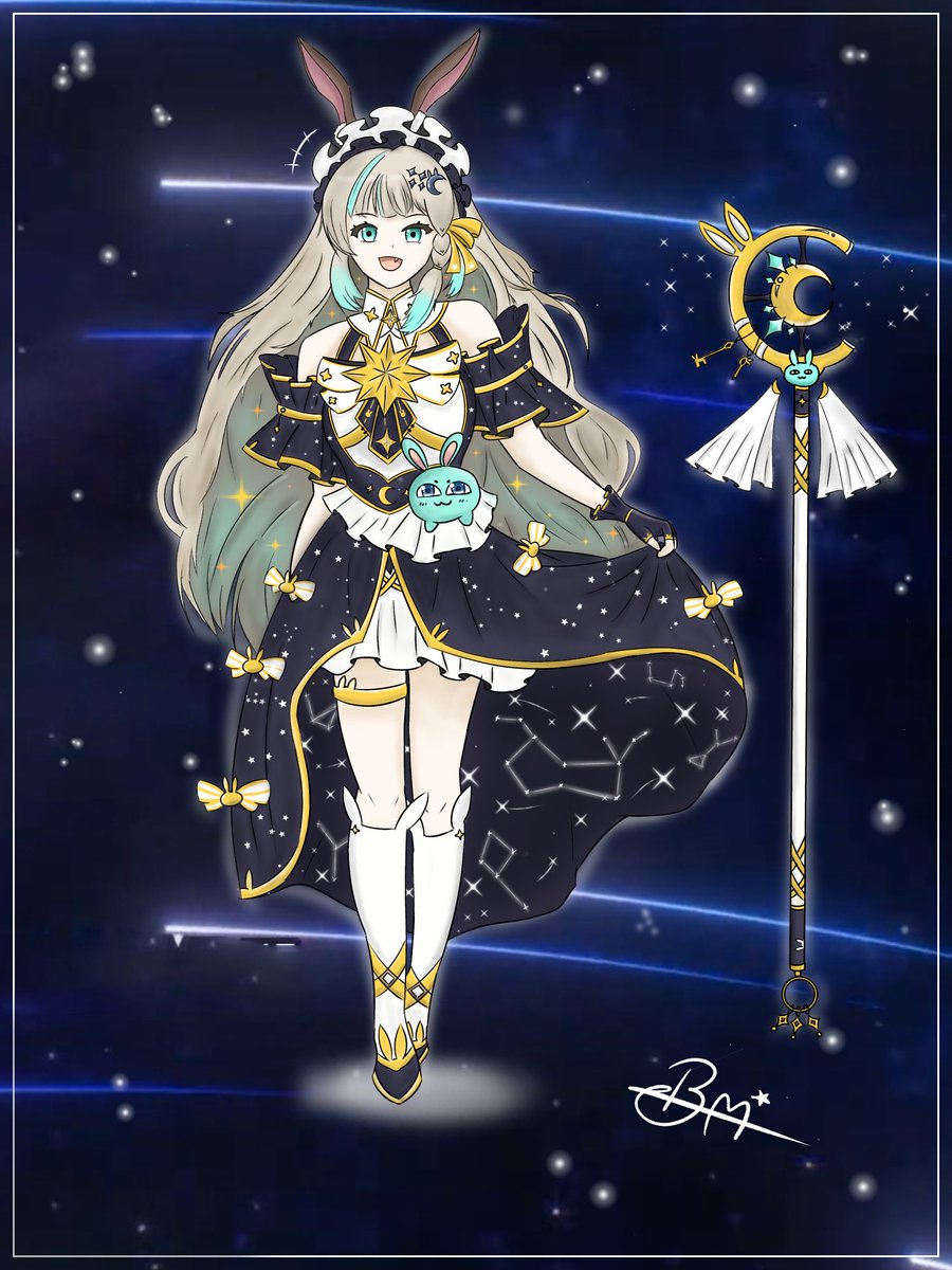 bm_linz's tweet image. &quot;Dreaming of Stardust : Lecene&quot;
เมื่อสาวน้อยเวทมนตร์ ดวงดาว และความฝัน มาบรรจบรวมกัน...
#ReWRITE_contest