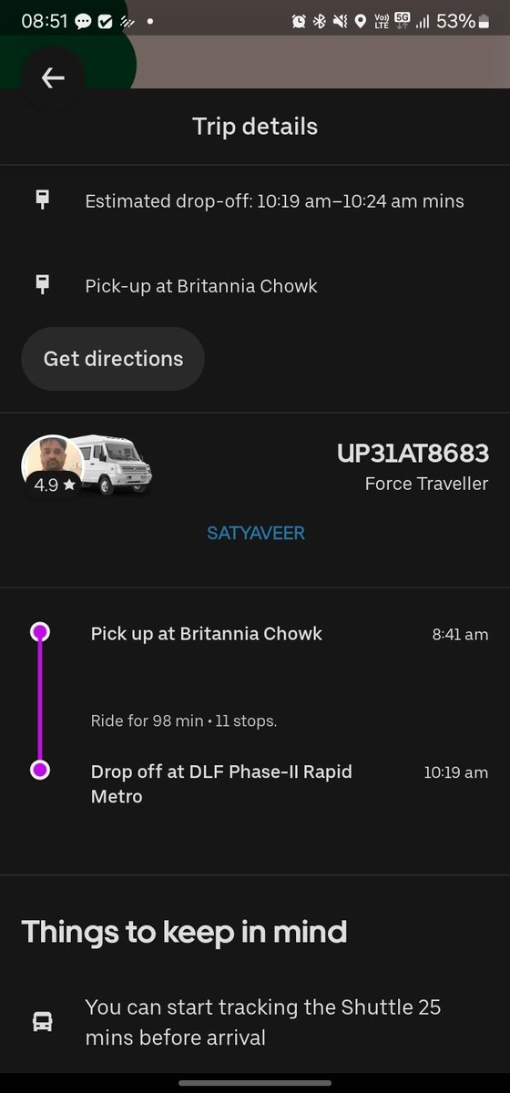 rishabj7795's tweet photo. @Uber_India Uber Shuttle experience is becoming so untrustworthy day by day. I was standing on my Shuttle stop thinking about an important meeting that I had at 10:30 am and suddenly, I see my Shuttle just pass by the stop without stopping and the best part, no other buses avl. https://t.co/QIQTCq8GPF