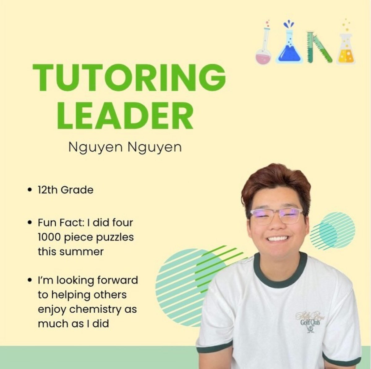 Continuing the introductions of our amazing 2024-2025 Chemistry Club leaders! 📚 Our Historian, Secretary, Treasurer, and Tutoring Leader are here to make this year unforgettable! 🔬#chemclub