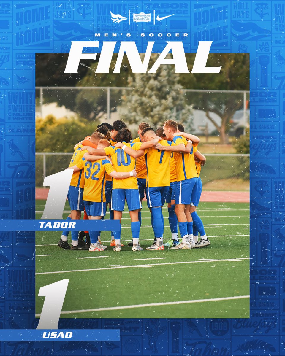 Men’s soccer ties with USAO this evening.