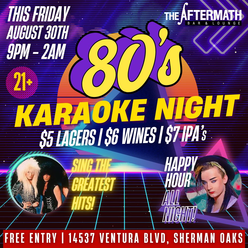 theaftermathbar's tweet photo. Labor Day weekend is looking 🔥we’re excited to start some amazing events this week where all are welcome! 

Labor Day weekend is looking 🔥🔥 we’re excited to start some amazing events this week where all are welcome! 

#shermanoaks #losangeles #losangeleswine #losangelesevents https://t.co/IAi04H6EHu