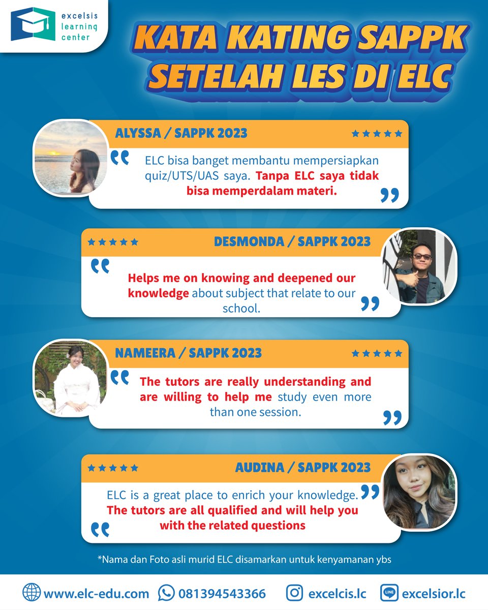 excelsislc's tweet image. 📢OPEN CLASS SAPPK OFFLINE 📢

✅SAPPK Berenam : 1.770.000 2X Pertemuan/Minggu
✅SAPPK Ber-10 : 1.890.000 3X Pertemuan/Minggu

[KELAS DIMULAI SEPTEMBER 2024]

#institutteknologibandung #itb #tpbitb #bimbeltpb #bimbeltpbitb #sappk #sappkitb