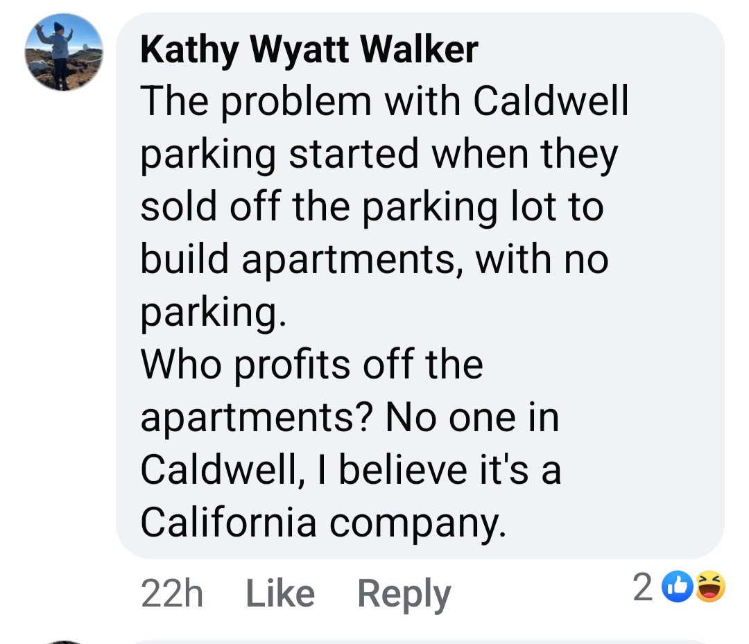 A great many think a parking garage is a better use than apartments.  These same people probably complain about the cost of housing.