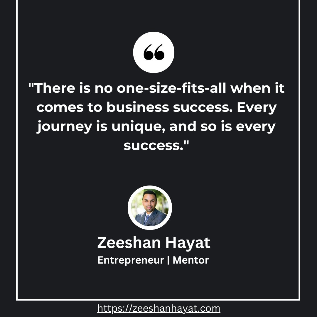 ZeeshanHayat's tweet photo. Success in business isn’t one-size-fits-all. Your journey is unique—ignore external pressures and follow your own rhythm.

#businesssuccess #entrepreneurship #uniquejourney #founderadvice https://t.co/03O7r4HR5S
