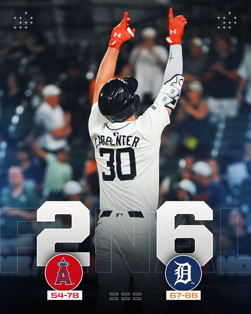 The @Tigers have won 5 in a row.