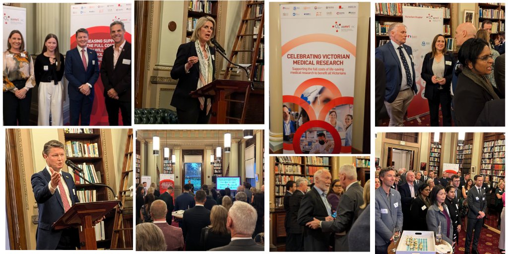 AAMRI (@aamri_aus) on Twitter photo What a celebration at Vic Parl house last night, marking the life-saving medical research of our Vic institutes, focusing on supporting the full costs of their vital research. Thank you to all our speakers & guests, in particular <a href="/BenCarrollMP/">Ben Carroll</a> <a href="/georgiecrozier/">Georgie Crozier MP</a> <a href="/JohnstoneRicky/">Ricky Johnstone</a> ๐ What a celebration at Vic Parl house last night, marking the life-saving medical research of our Vic institutes, focusing on supporting the full costs of their vital research. Thank you to all our speakers & guests, in particular <a href="/BenCarrollMP/">Ben Carroll</a> <a href="/georgiecrozier/">Georgie Crozier MP</a> <a href="/JohnstoneRicky/">Ricky Johnstone</a> ๐