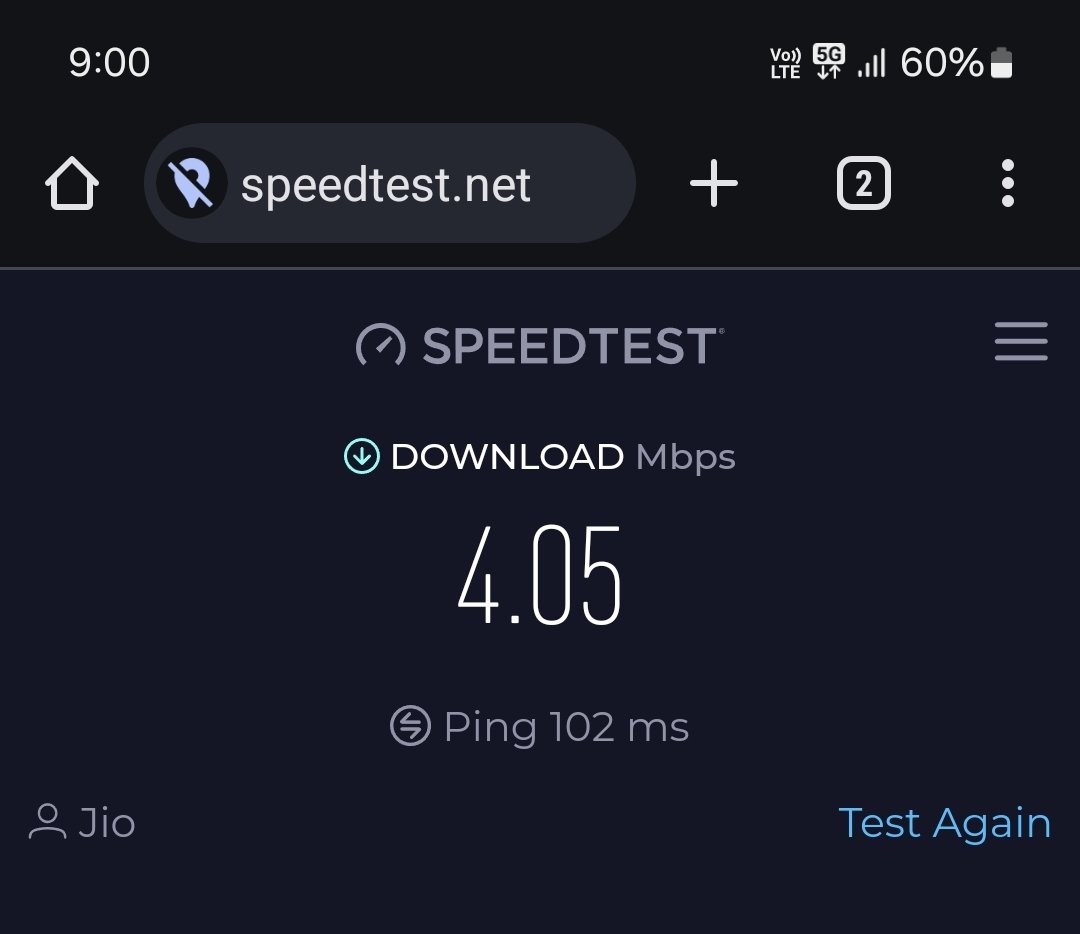 AkhtarJanbazult's tweet photo. @reliancejio But in my area, the 5g speed has not been accelerated so far, so why is it true 5g? https://t.co/GGHiwJOGSY