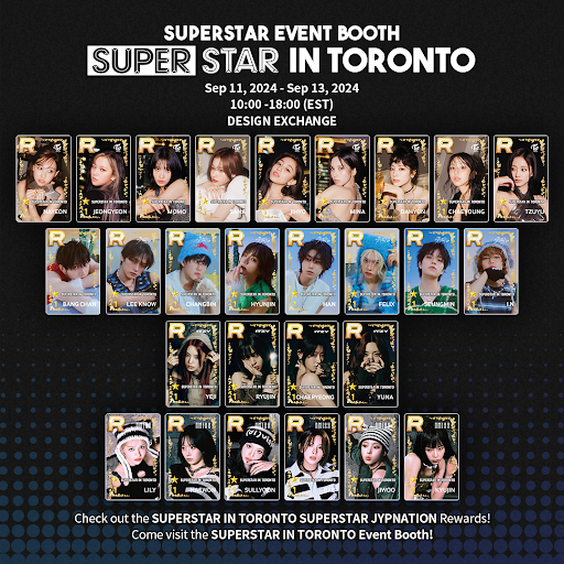 📢] 🇨🇦SUPERSTAR IN TORONTO SUPERSTAR JYPNATION rewards reveal