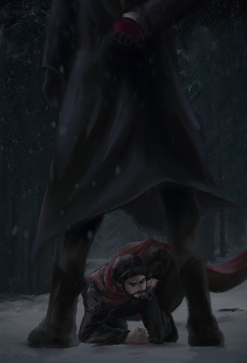 #abe2ota #Dark #procreateart #originacharacter #fantasyart #art #snow