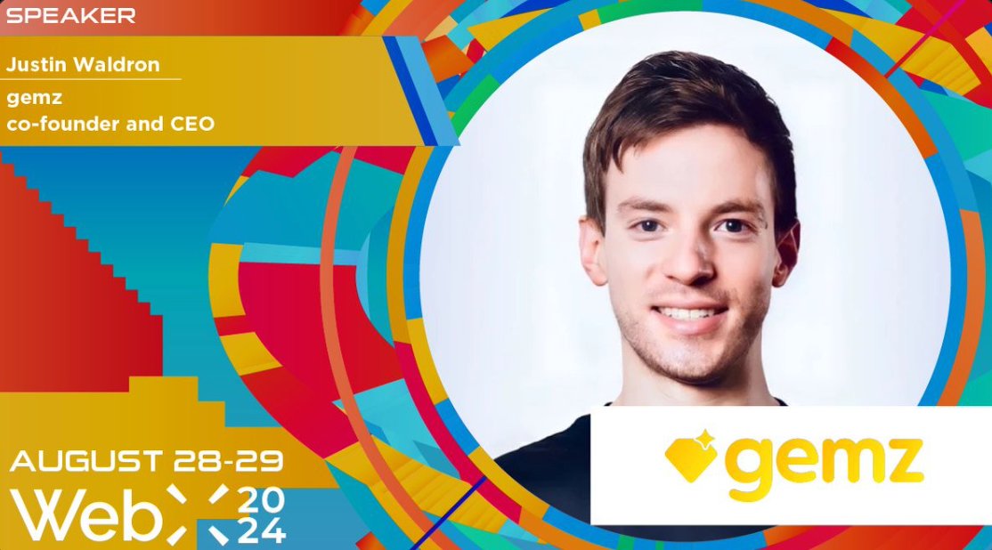 ⚡️ Have you heard? ⭐️

Our very own Founder, Justin Waldron, will be speaking at WebX Asia in Tokyo on 8/28-29! 🌏

Get ready for a season packed with hidden Gemz, epic events, and inspiring speeches. 🫶

The future is bright! 💎
PLAY: t.me/gemzcoin_bot/t…
