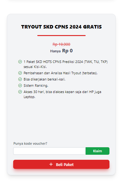 luluscpns_p3k's tweet photo. Tryout CPNS Gratis Lagi⁉️
IYA, ADA LAGI‼️

Mimin udah cobain, gak ada syarat ini itu, cuma bikin akun aja, bisa di HP atau di laptop😉

Akses TO⤵️
https://t.co/iCE63VVpbX

Step by step, scroll down⤵️ https://t.co/BpA8zDQ8sx