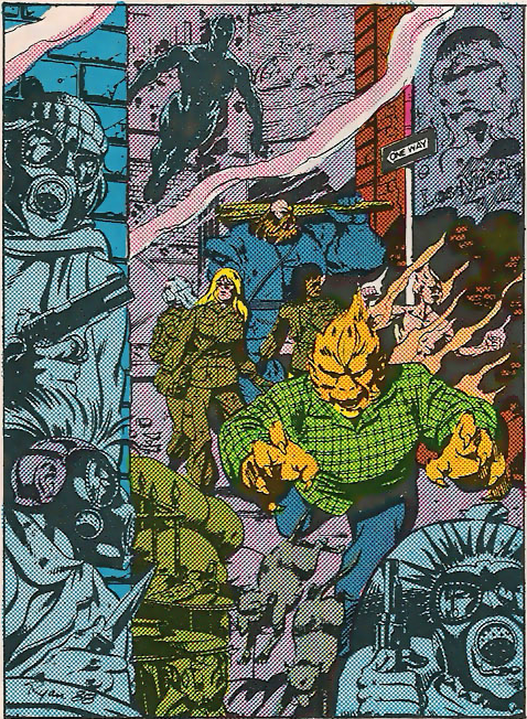 KickersInc's tweet image. And another from Paul Ryan with DP7 apparently taking in a Broadway show with #Mutator! New York&apos;s a rough town in the #NewUniverse! #DP7 #MarvelAge