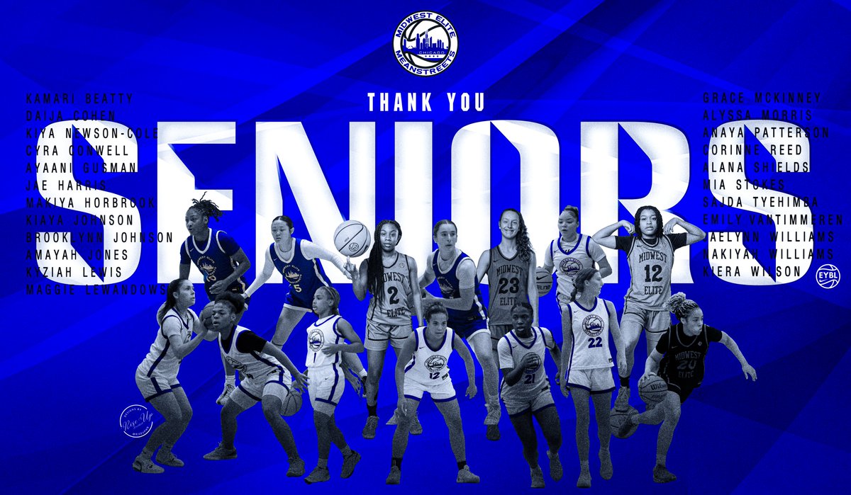 To all our amazing seniors, thank you for your dedication and heart on and off the court. You've made us proud, and your legacy will always be part of Midwest Elite Meanstreets. 💙🏀

#MidwestEliteMeanstreets #ThankYouSeniors #Family