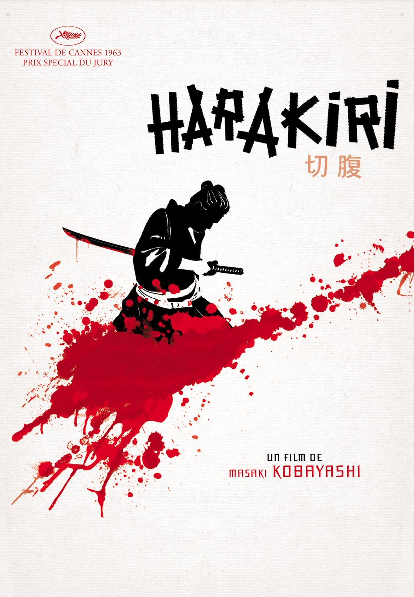 iamhooshmand's tweet photo. #movie recommendation that you won't watch.

Harakiri is a #samurai movie produced over 60 years ago and with no doubt it aged like wine.

At first, it seems to have a simple story, but like the message behind the movie, you shouldn't judge a book by its cover! https://t.co/vRWz2ydcqY