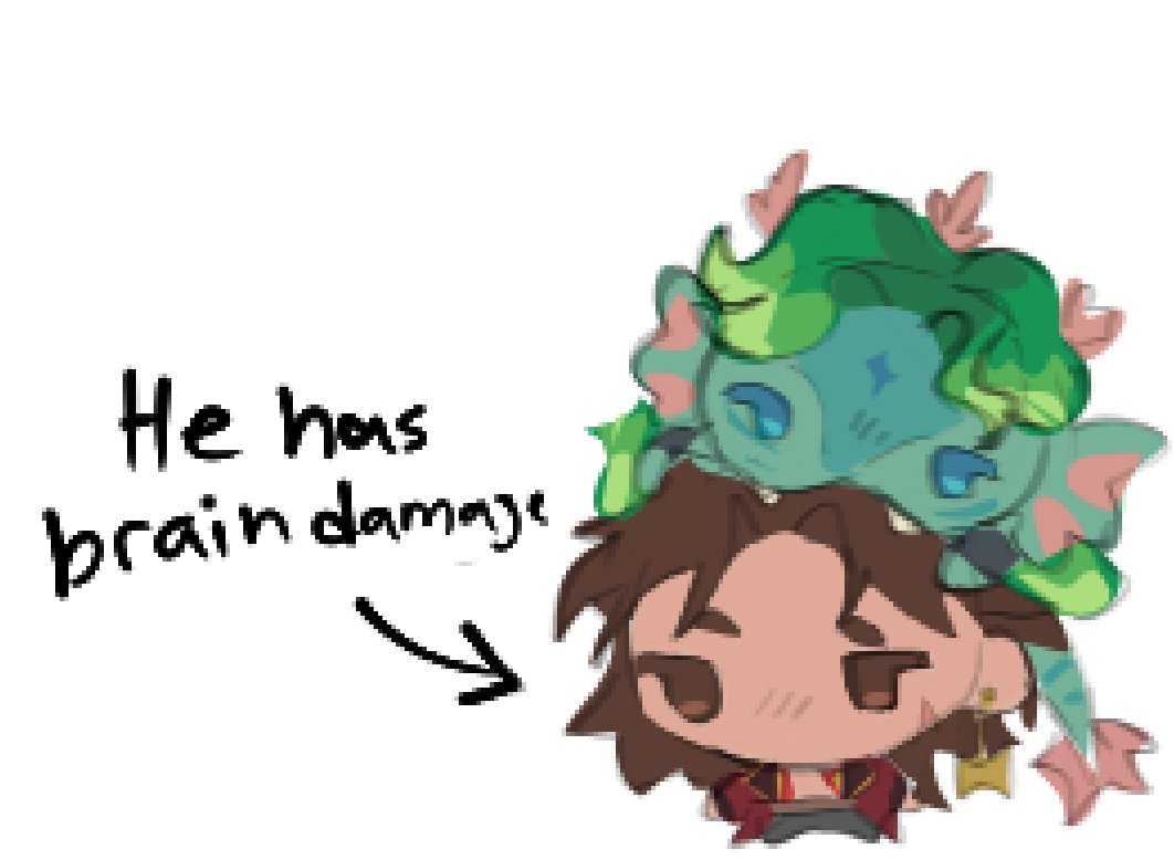 Thatkidwhodrawz's tweet image. He has brain damage