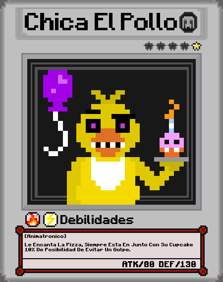 Angelo16crack16's tweet photo. Observen Las Nuevas Cartas!!!
#FNAF #FiveNightAtFreddys #fnafchica #FNaF #foxyfnaf #foxy #fnaffanart #cards https://t.co/S1y0Viy9WQ