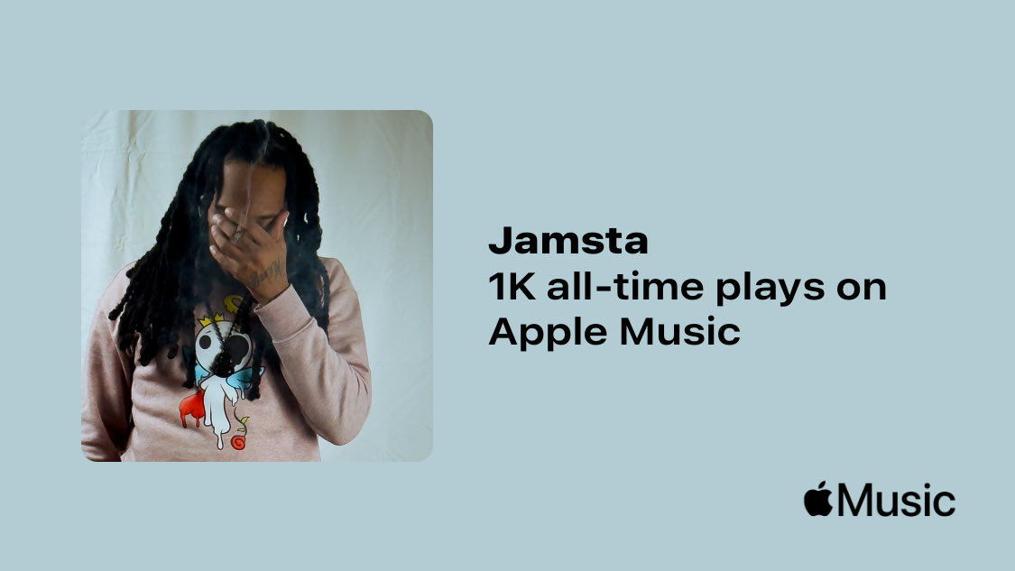 jamtheone1's tweet photo. Just passed a new Milestone on @AppleMusic. Thanks for listening!
https://t.co/wbJFmRNgbD https://t.co/wMUEcQ19AF