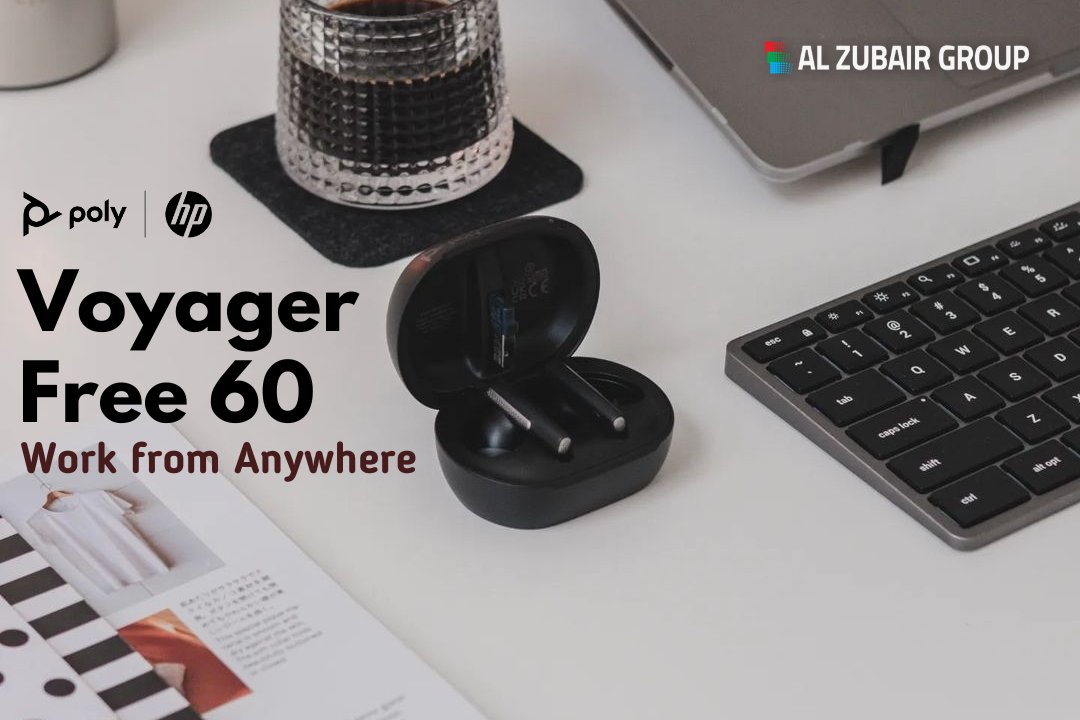 Alzubairgroup's tweet image. The Poly Voyager Free 60 is here! 🎧 Don't miss out on the ultimate in wireless freedom and crystal-clear audio. Perfect for professionals on the go or those working from home. 

#PolyVoyager #WirelessHeadphones #BluetoothHeadset #WorkFromHome #RemoteWork