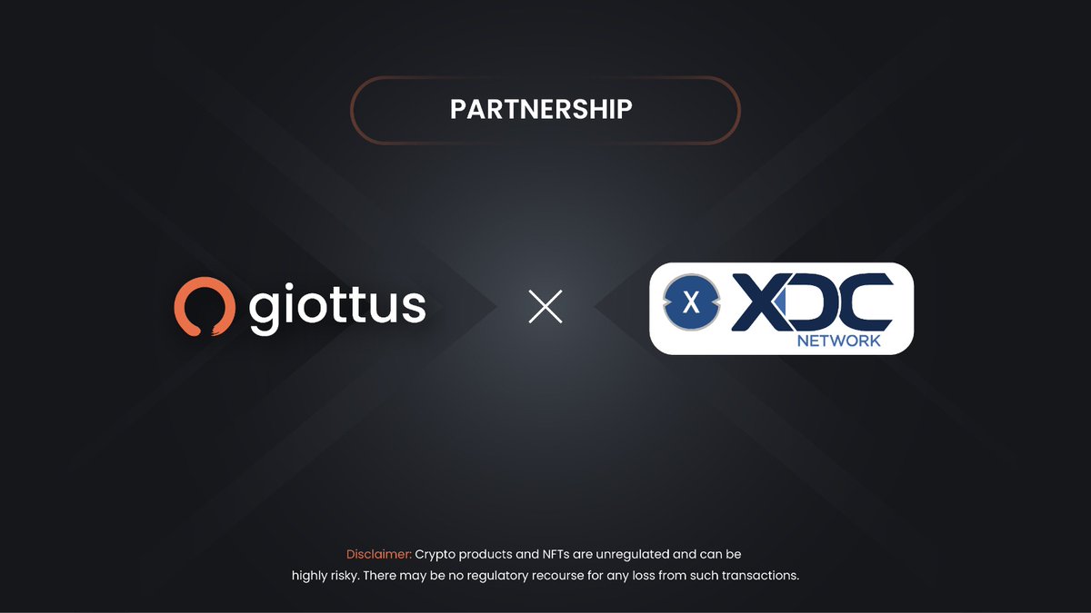 giottus's tweet photo. 🚀 Big News!
@XinFin_Official has officially joined forces with @giottus to power India's crypto revolution!
As a first step, we have officially listed $XDC (XDC/INR) on Giottus Crypto Platform
Stay tuned for more thrilling updates, including seamless exchange integration👀and much more 🔥
#CryptoIndia #XDC #Giottus #BlockchainRevolution