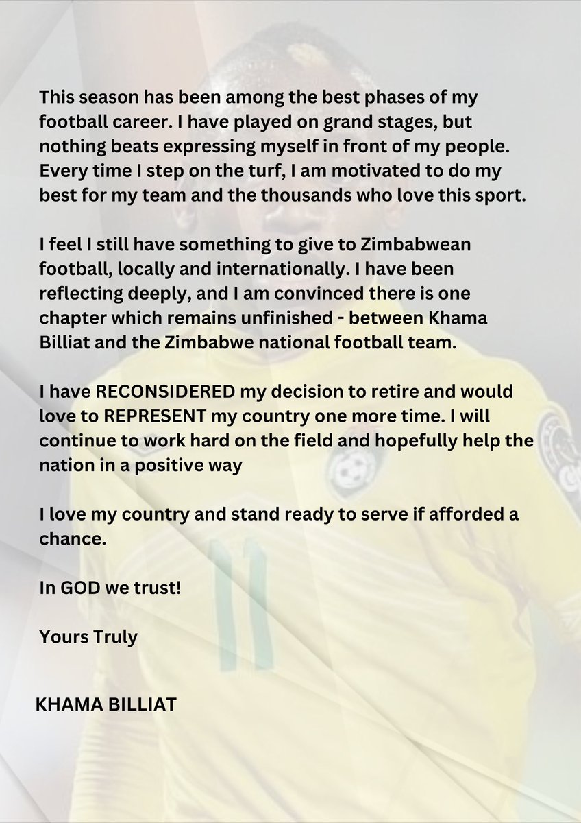 khama_Billiat11's tweet photo. In God we trust https://t.co/BrmaTAdjFK