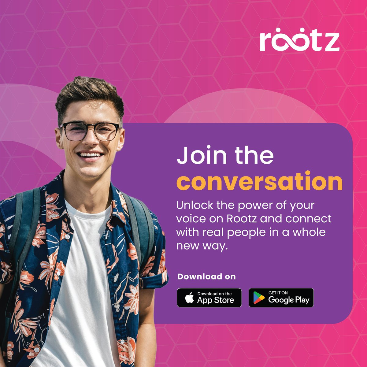 therootzapp's tweet photo. In a world full of digital noise, #rootzapp Rootz brings you closer to genuine connections. Discover, interact, and engage with real people who share your interests and passions. 
#CommunityBuilding #AuthenticityMatters https://t.co/wPaN8gXNSn
