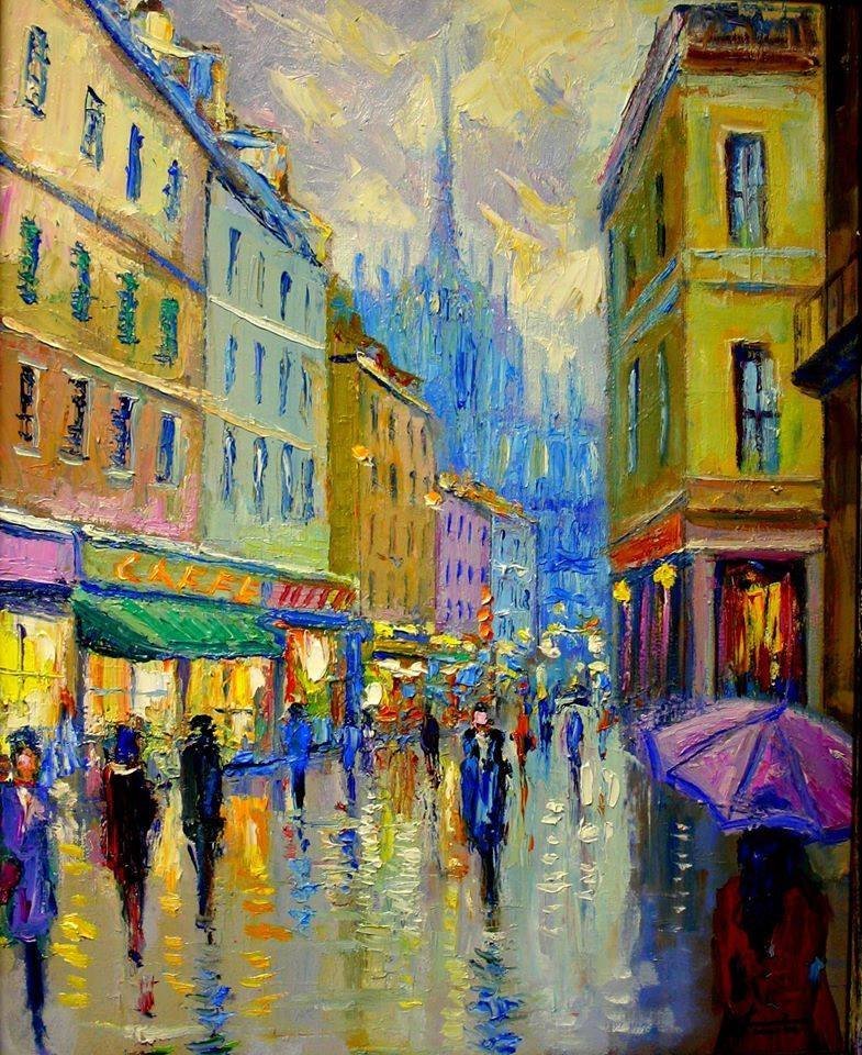 Make_u2_happy's tweet photo. 🎨Giuseppe Faraone, 1954  Impressionist painter. https://t.co/NMSWwxOKs0