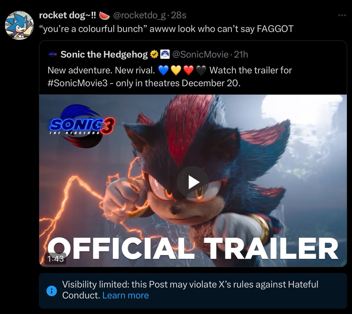 rocketdo_g's tweet photo. you can’t silence me https://t.co/1ytKu2Ur6q