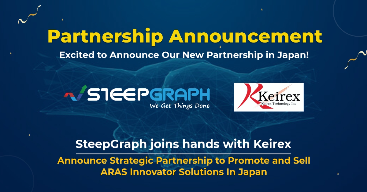 steepgraph's tweet image. 🚀 Exciting News! SteepGraph and Keirex are joining forces to revolutionize ARAS Innovator solutions in Japan!🤝
 We&apos;re happy to announce a strategic partnership with Keirex, combining our global PLM expertise with their deep market insights.