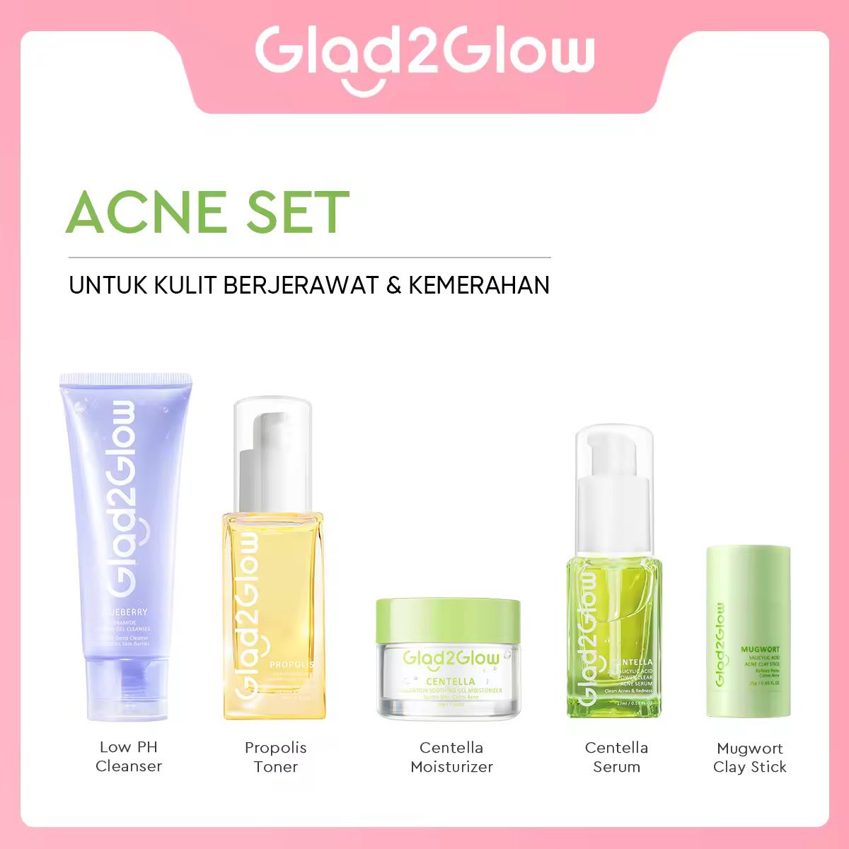 anotheracunshop's tweet photo. Aku nemu promo menarik di Lazada nih. Yuk coba lihat!
Nama Produk:  Glad2Glow Skincare Set 5pcs Set with Low pH Facial Cleanser + Mugwort Clay Stick + Toner + Serum + Moisturizer Serum Wajah Pelembab Wajah
Harga Produk:  Rp259.000
Harga Diskon:  Rp151.500
https://t.co/Um0LS74Ve7 https://t.co/yFNTtaTeAC