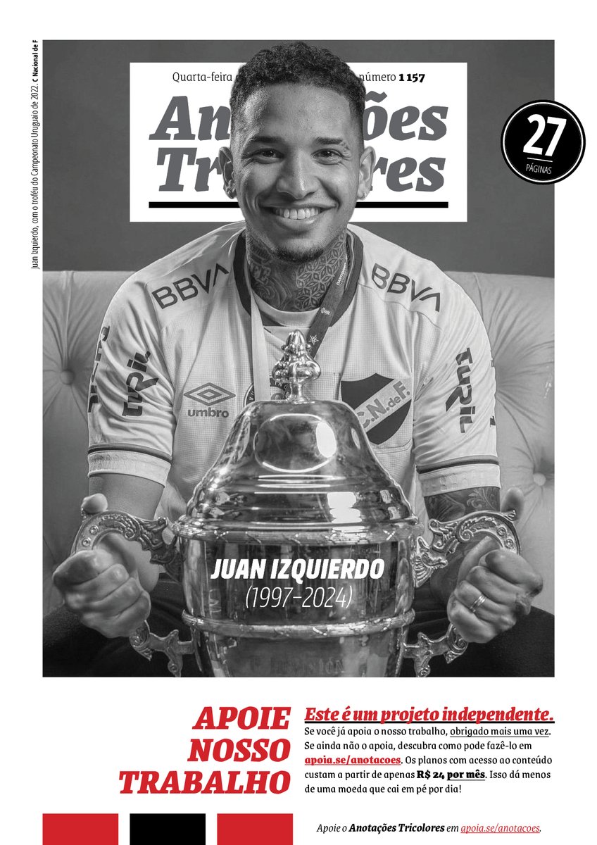 jogosspfc's tweet photo. Excepcionalmente, a edição de hoje do Anotações é gratuita para quem quiser baixá-la: https://t.co/AoDOKgnWZm https://t.co/ZIKZ0FffHp