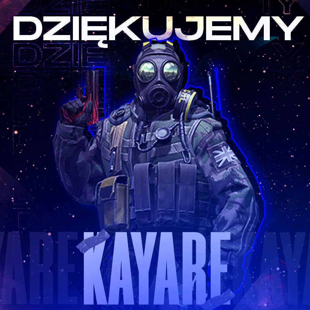 SUPER1ONGAM1NG's tweet photo. Nasz roster opuścił KayAre. Dziękujemy za reprezentowanie naszych barw. Życzymy powodzenia w przyszłości, czymkolwiek będziesz się zajmował.

Informujemy również, że jego zmiennik jest już na testach i prawdopodobnie zostanie ogłoszony już wkrótce. https://t.co/qpOX6FjUrA