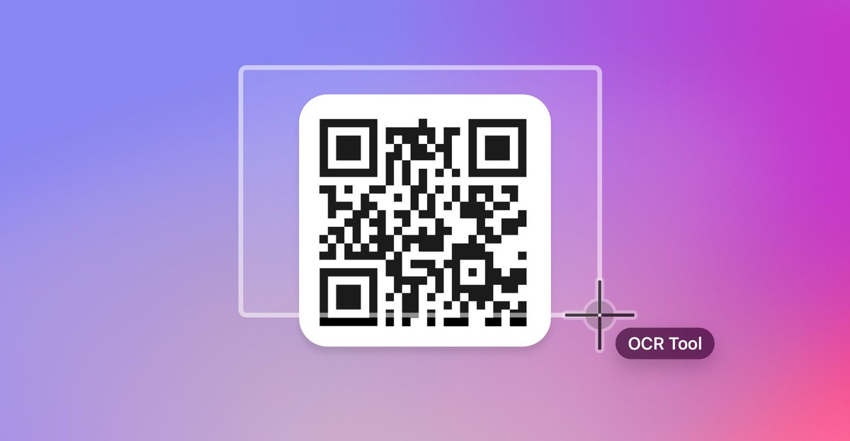 🔍 Do you find yourself picking up your phone to scan a QR code on your Mac?

👀 Well... there's an easier way!

🤯 You can simply use the OCR tool in CleanShot to scan it! #CleanShotTip