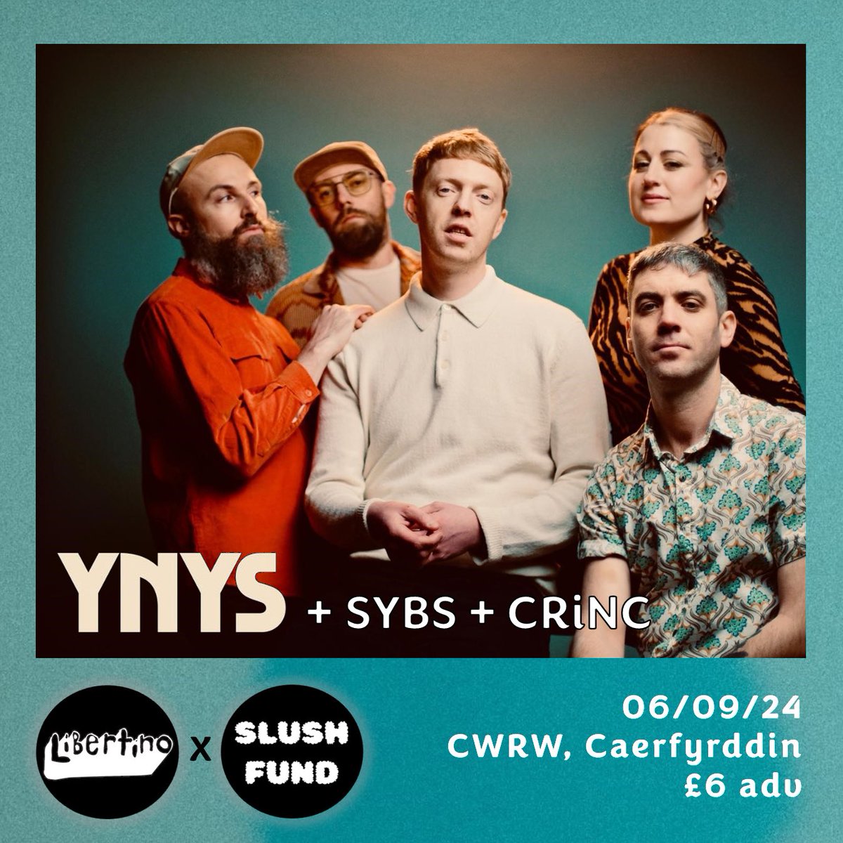 GWENER NESAF // NEXT FRIDAY

Catch the return of Ynys at CWRW, supported by SYBS and Crinc! Remaining £6 advance tickets here: seetickets.com/event/ynys/cwr…

//

<a href="/CwrwBar/">CWRW</a> 
<a href="/LibertinoRecs/">Libertino</a> 
<a href="/BeastPRUK/">Beast PR 🏴󠁧󠁢󠁷󠁬󠁳󠁿🇺🇦🏳️‍🌈</a> 
<a href="/YnysMusic/">Ynys</a> 
<a href="/SYBSband/">S Y B S</a> 
@crinccymru
