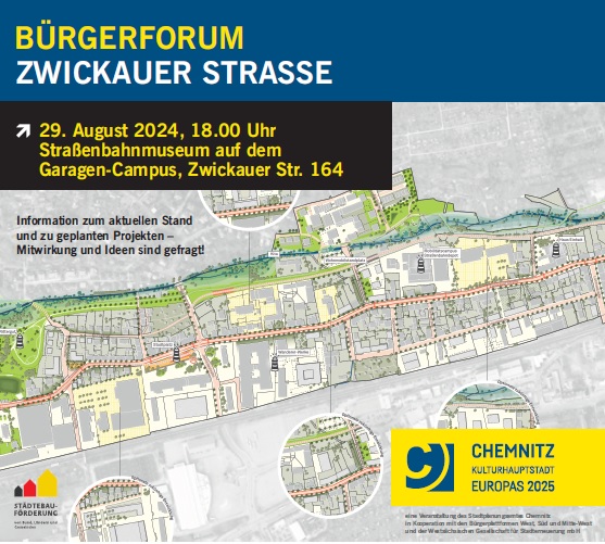 ALT_BAU's tweet photo. The StadtWohnen agency will be at the citizens' forum tomorrow &amp; is hoping for a lively discussion with residents and stakeholders of the quarter on Zwickauer Strasse. 😀
when and where: on 29.08., 6 p.m. at the tramway museum Zwickauer Str. 164 https://t.co/arH3wO7HHY