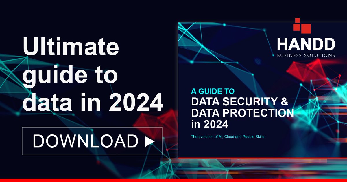 Our new resource, 'A guide to #DataSecurity and #Datarotection in 2024' discusses how increased regulation, exciting technological advances and #InsiderThreat continue to impact the way we handle, secure, and protect our data. Download it at handd.co.uk/data-security-…