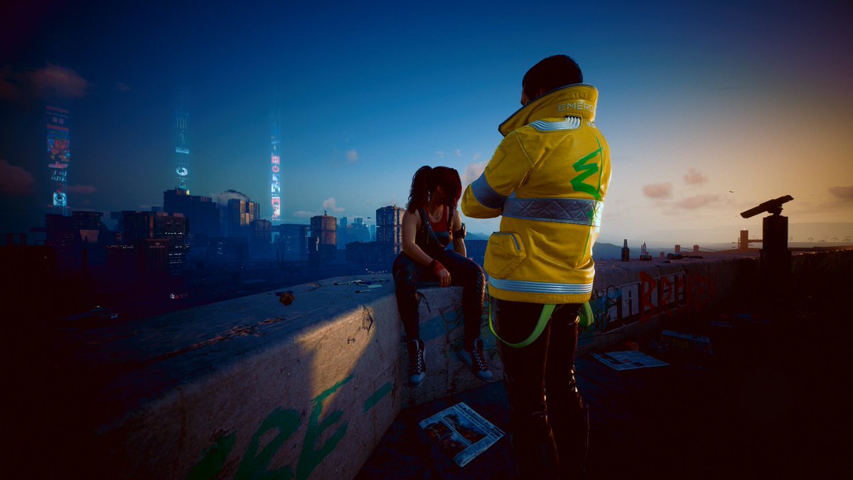 Traveller_VP's tweet photo. Sunset 
Cyberpunk 2077
#Cyberpunk2077 #Cyberpunk2077PhantomLiberty #cyberpunk #PhotoMode #VirtualPhotography https://t.co/wIXQN8MwZM