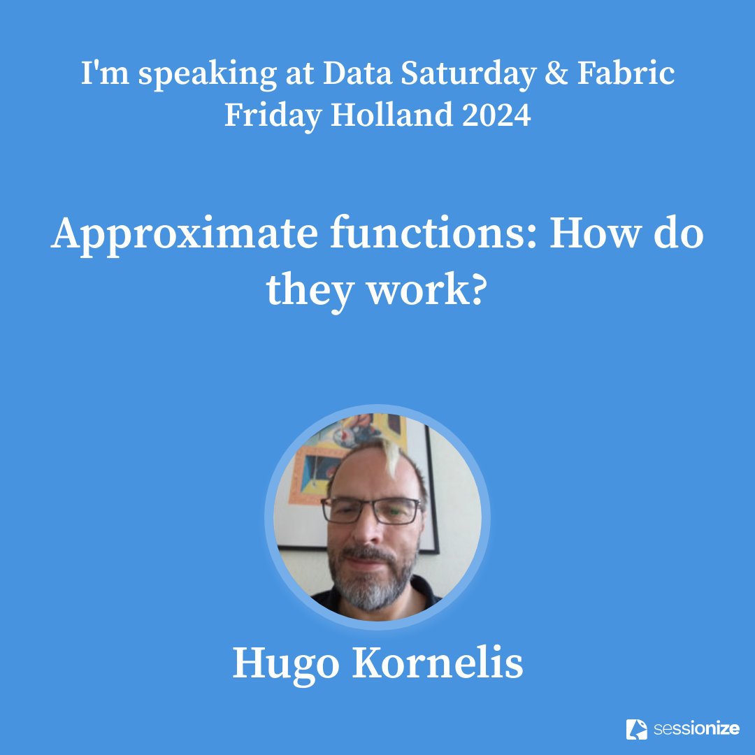 Data Saturday Holland is 5 weeks away 😱! Not to worry though, we’ve got a great line-up of speakers for you! 

Last year, we got plenty requests for 💙💙DBA content💙💙. Happy to say, we've got you covered! 

Schedule: datasaturday.nl
Tickets: lnkd.in/edUajN7B