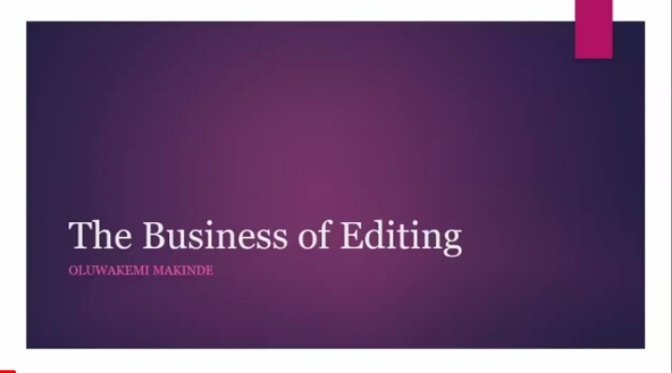 TheReadyWriters's tweet photo. Yesterday, our interns had a session on the business of editing, facilitated by @Moradeke_mi, in which they learnt the key principles of editing, as well as its various forms.

We appreciate our facilitator for taking out time to share her knowledge with our interns. https://t.co/7DaSxOiUMi