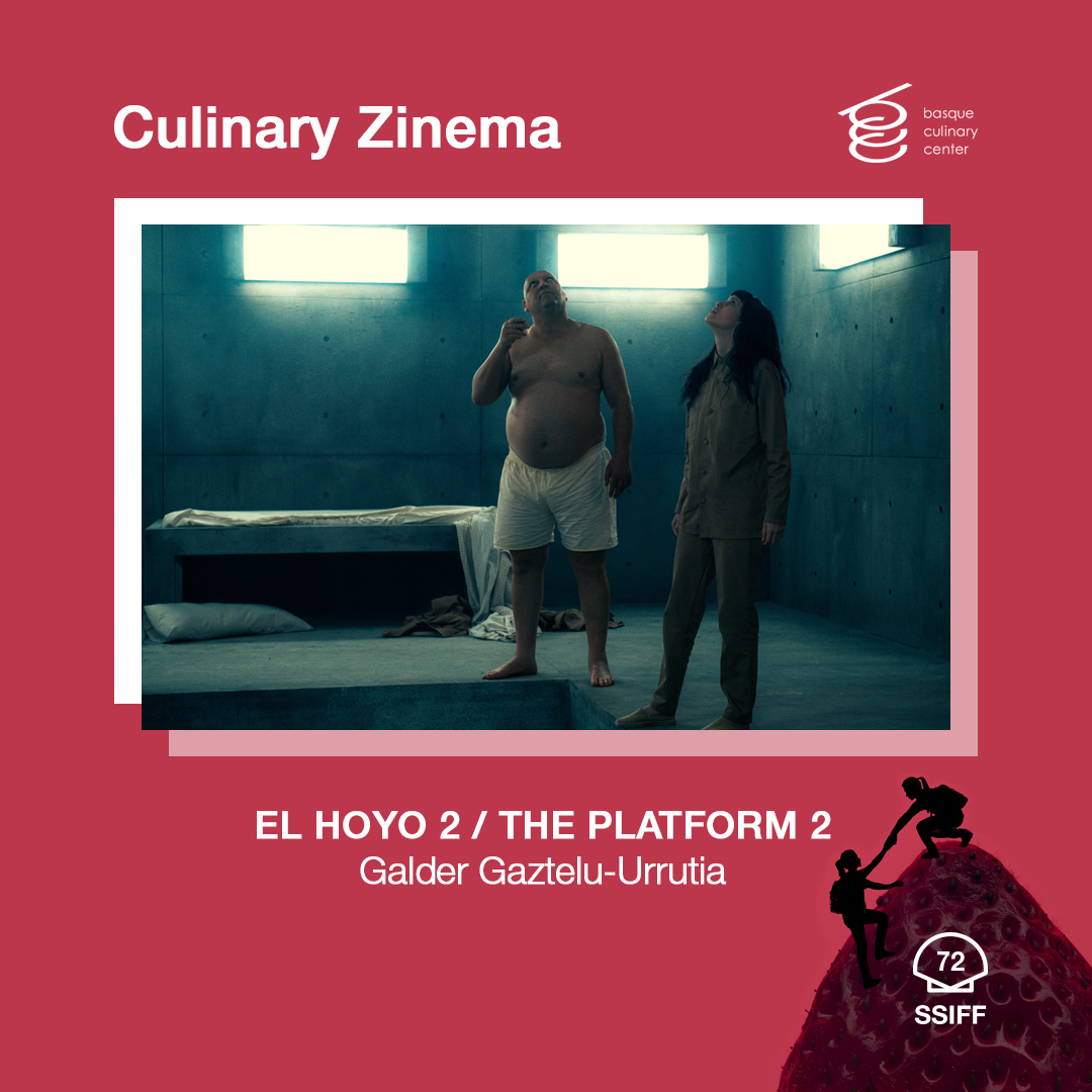 #72SSIFF #CulinaryZinema 🍽️ Tras el éxito global de su primera parte, Galder Gaztelu-Urrutia dirige El hoyo 2 / The Platform 2, que clausurará la sección fuera de concurso. En la segunda entrega, protagonizada por <a href="/milenasmitm/">mile</a> y Hovik Keuchkerian, un líder misterioso impone su