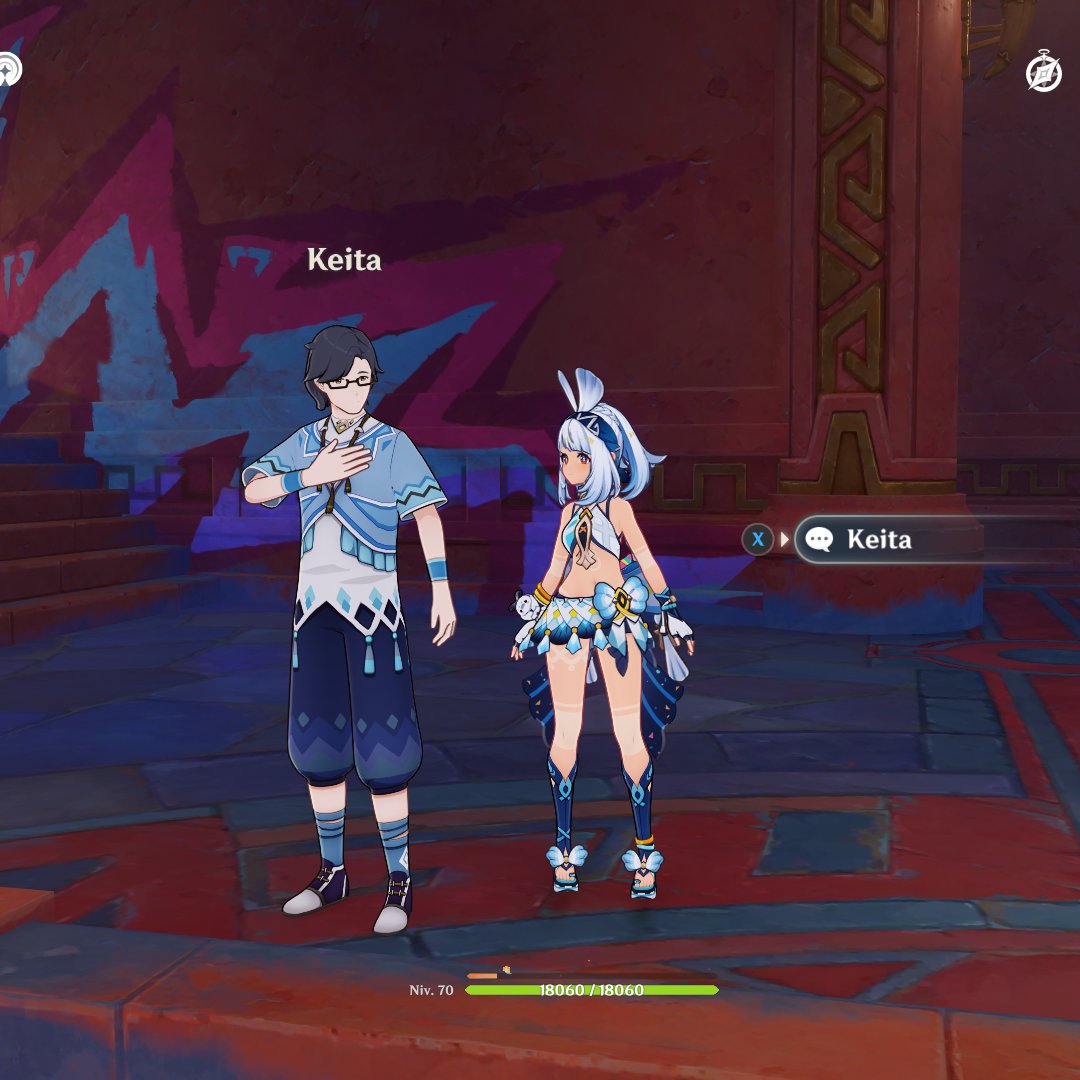 Miren a quién me encontré <a href="/DqKeita/">Keitaro</a> 🤝