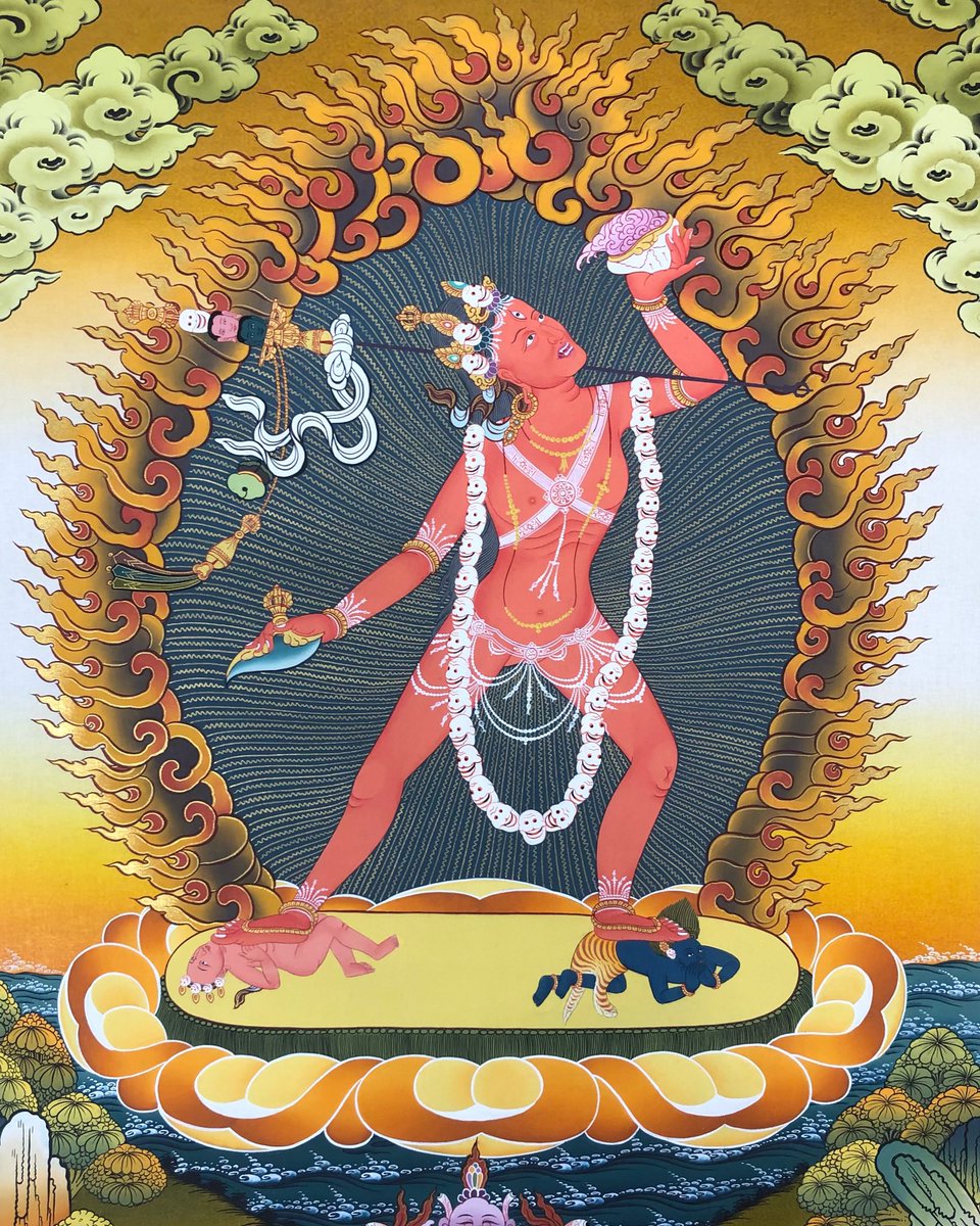 lama_thanka's tweet photo. Happy Dakini Day.
.
.
.

#Thangka #thankapainting #himalayan #art #tantra #vajrayana #buddhism #mother #queen #vajrayogini #yogini #dakini #dakas #skydancer #khandro #lamathankapaintingschool #wisdom #bodhichitta #dhamma #mindfullness #emptiness #sacred #livingheritage #heritage https://t.co/SnJsSGZ0Fv