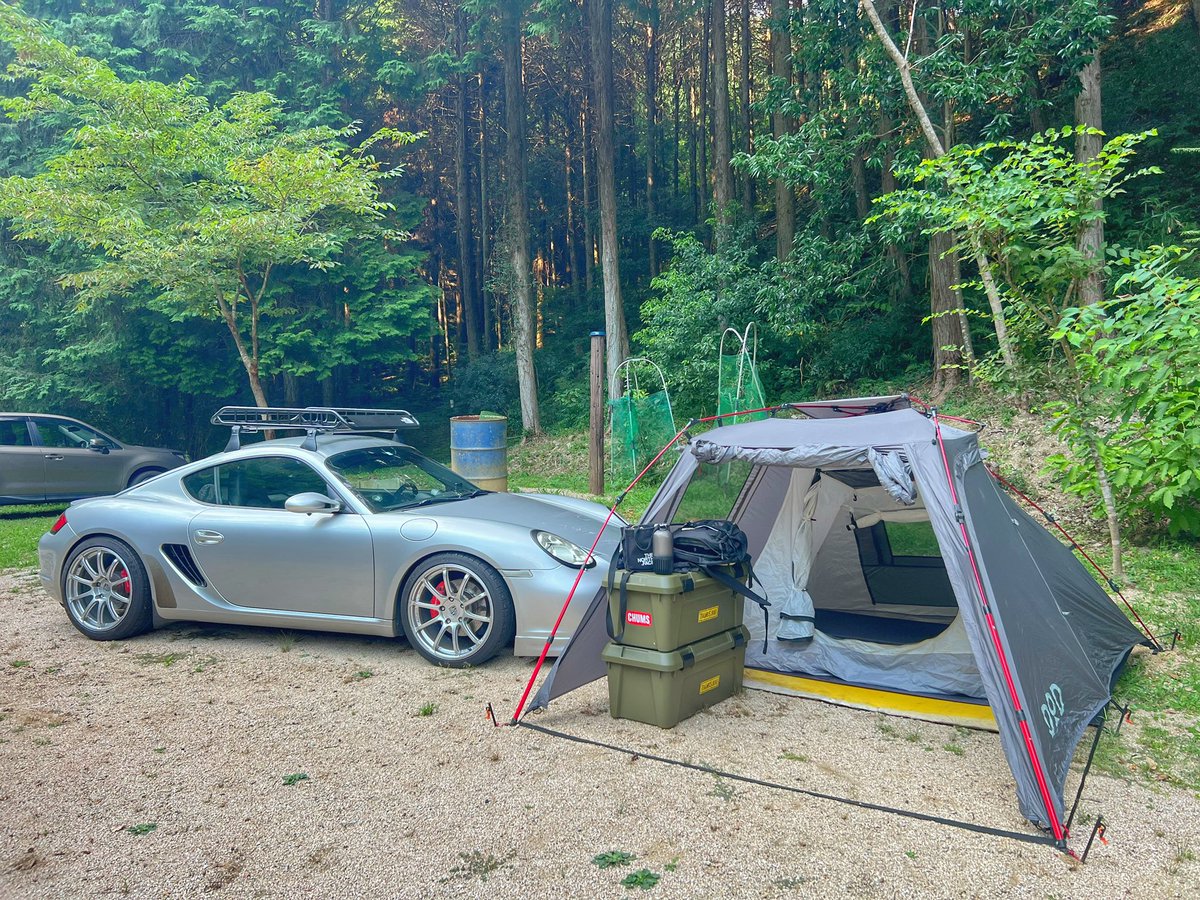 846pom's tweet photo. 久々のキャンプ♡

#キャンプ 
#ポルシェ 
#ケイマン 
#Porsche 
#cayman 
#camp https://t.co/pz8BabOdiJ