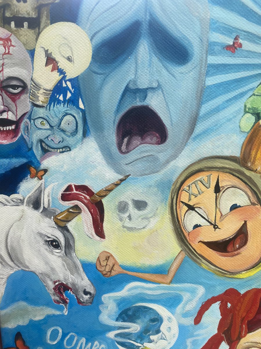 mireia99's tweet photo. 𝐋𝐈𝐅𝐄’𝐒 𝐀 𝐓𝐑𝐈𝐏-𝐓𝐫𝐢𝐩𝐩𝐢𝐞 𝐑𝐞𝐝𝐝

Album Cover
Oil paint on canvas, 40x40

Ig: miimii___s
🦋💀💊 https://t.co/vLl1xm7epi