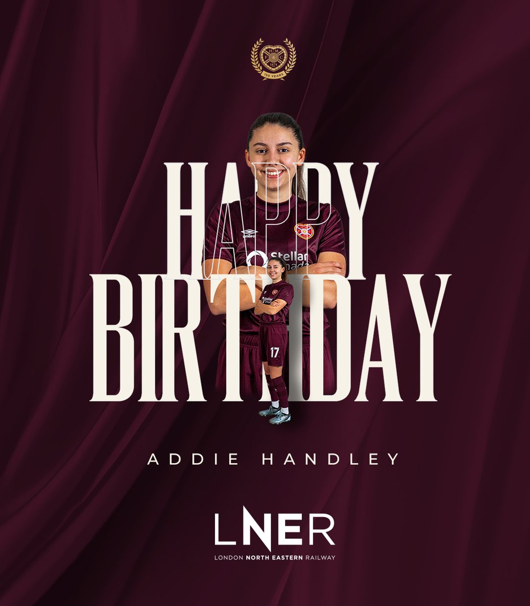 heartswomenfc's tweet photo. 🥳𝐀 𝐡𝐚𝐭-𝐭𝐫𝐢𝐜𝐤 𝐨𝐟 𝐛𝐢𝐫𝐭𝐡𝐝𝐚𝐲𝐬!

🎈Wishing many happy returns to Addie Handley, Esther Morgan and the boss!

🎂Have a great day all! 

🚆Never miss an occasion with @LNER https://t.co/hvrdaASM6O