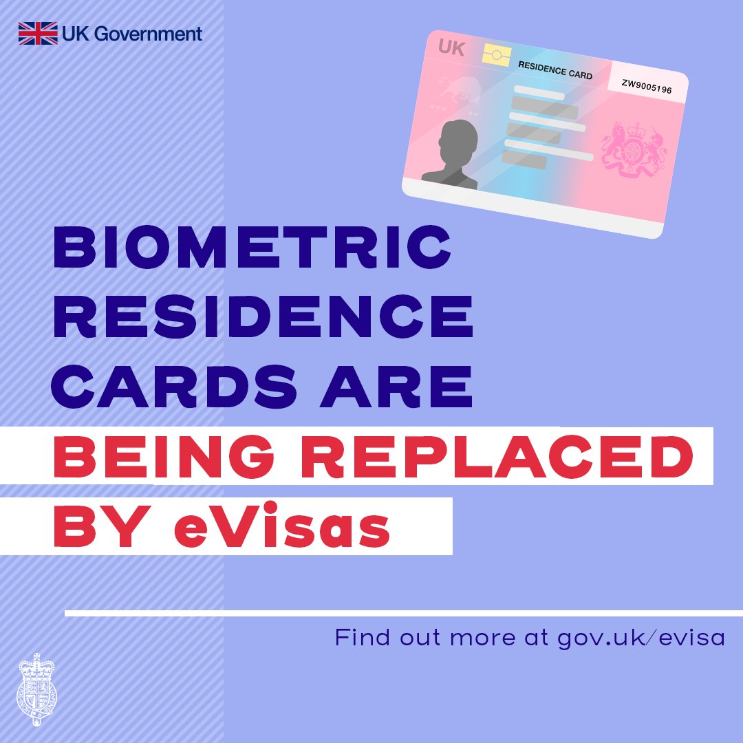 HeathrowAirport's tweet image. The UK Govt. is phasing out physical documents for #eVisas. 

Using a BRP, BRC, or passport vignette? Learn about the changes and what you need to do at Gov.uk/guidance/onlin…
