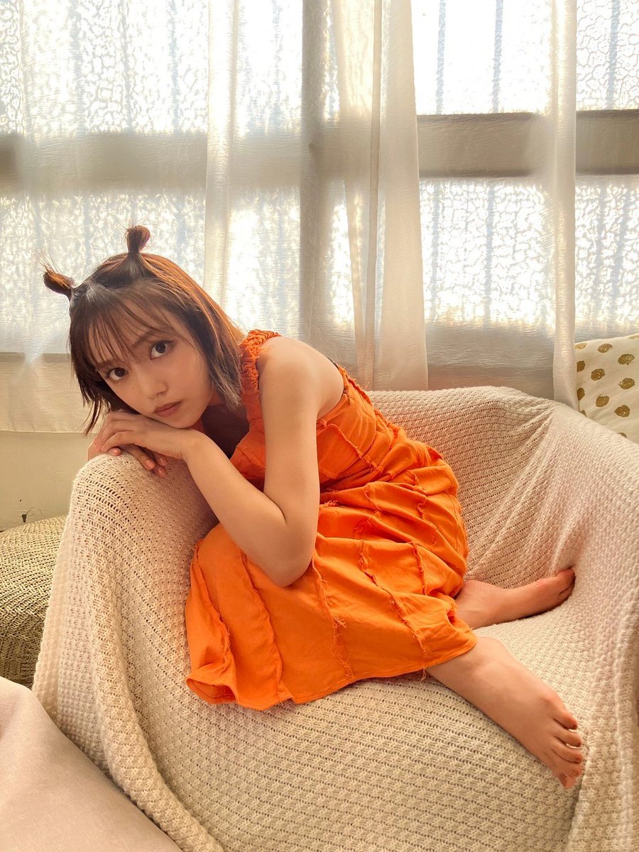 サマーセーター　立葵【tachiaoi】オレンジ 最近のいろいろ♡ またまだ暑さは続くと思うけど、夜は少し暑さも