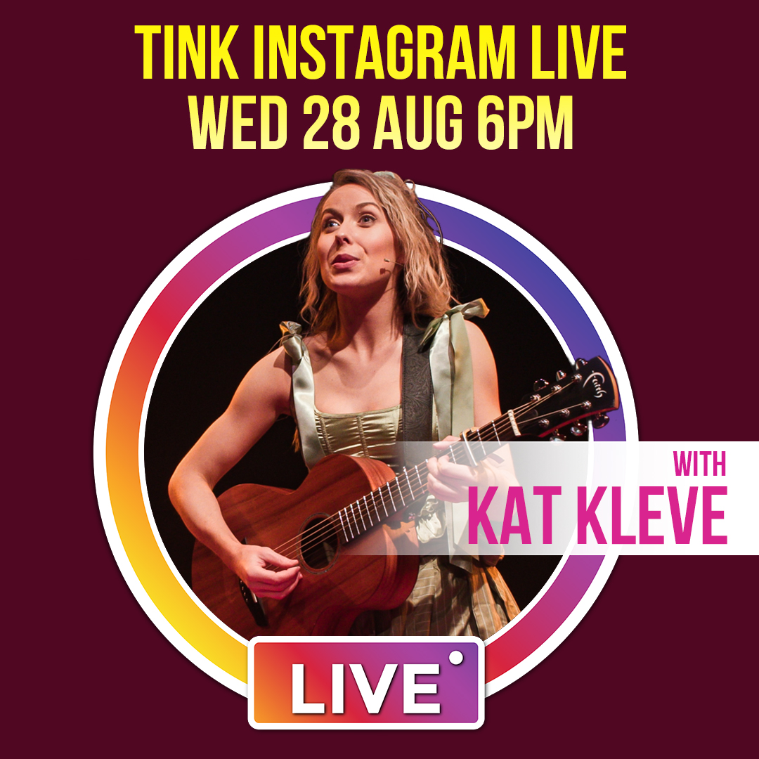 JOIN OUR INSTAGRAM LIVE TODAY AT 6PM!
<a href="/KatKleve/">KAT KLEVE</a> is going live from the recording studio exclusively sharing a few songs from <a href="/tink_the_play/">TINK</a>!
Tune in at 6pm for some amazing tunes &amp; a sneak peek of the uplifting <a href="/edfringe/">Edinburgh Festival Fringe</a> hit musical, coming from 8-20 Oct: theotherpalace.co.uk/tink/.