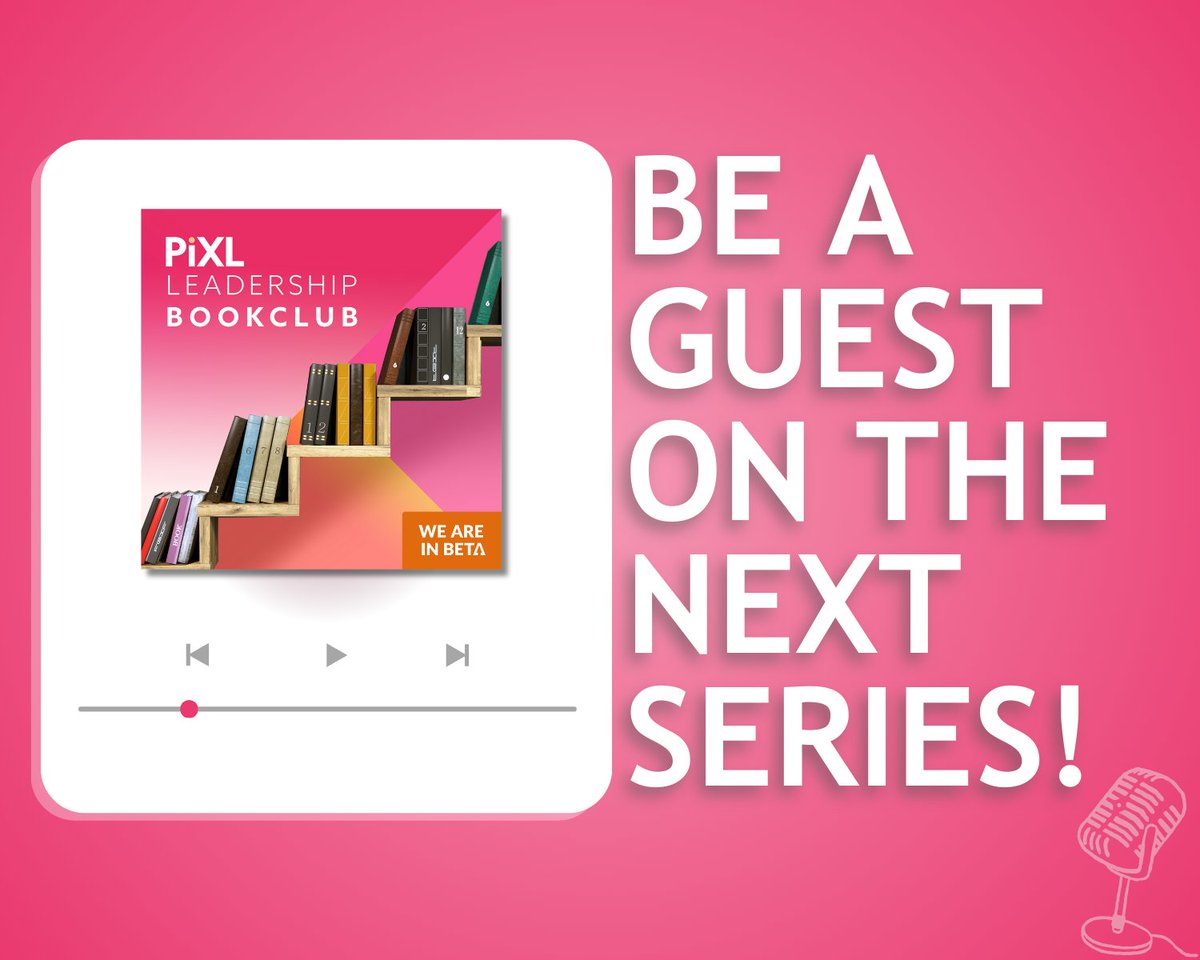 ThePiXLNetwork's tweet photo. Loving the PiXL Leadership Bookclub Podcast series? Your turn to shine in Series 6! ๐คฉ
Sign up now to register your interest or nominate the perfect guest!
๐https://t.co/h6fdzlVpTu
#EduChat #LeadershipPodcast https://t.co/cmjBq9uNb0