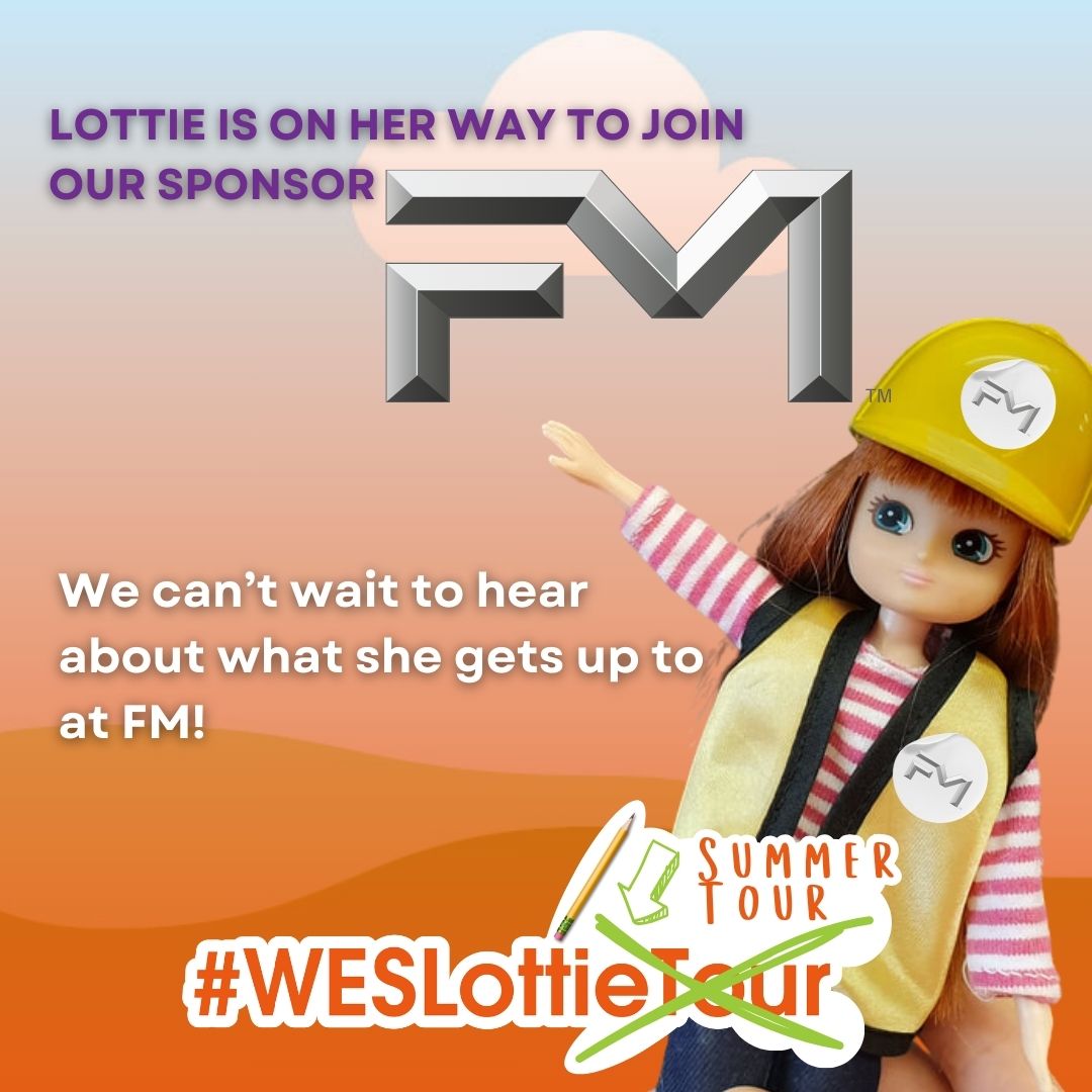 Lottie is off to visit our sponsor FM today as part of her #WESLottieSummerTour! 🚂 

Stay tuned for updates on her adventures, we can't wait to hear what she gets up to.

#TomorrowsEngineers #WESLottieTour